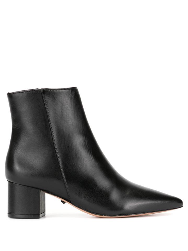 Schutz Block Heel Boots - Black