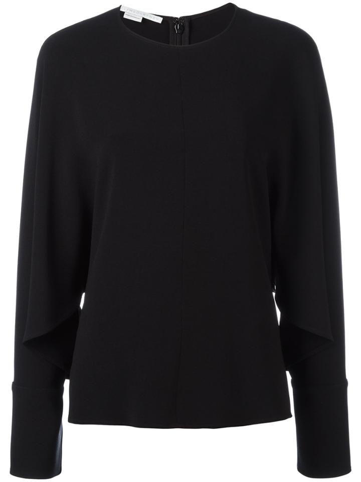 Stella Mccartney Draped Sleeve Blouse - Black