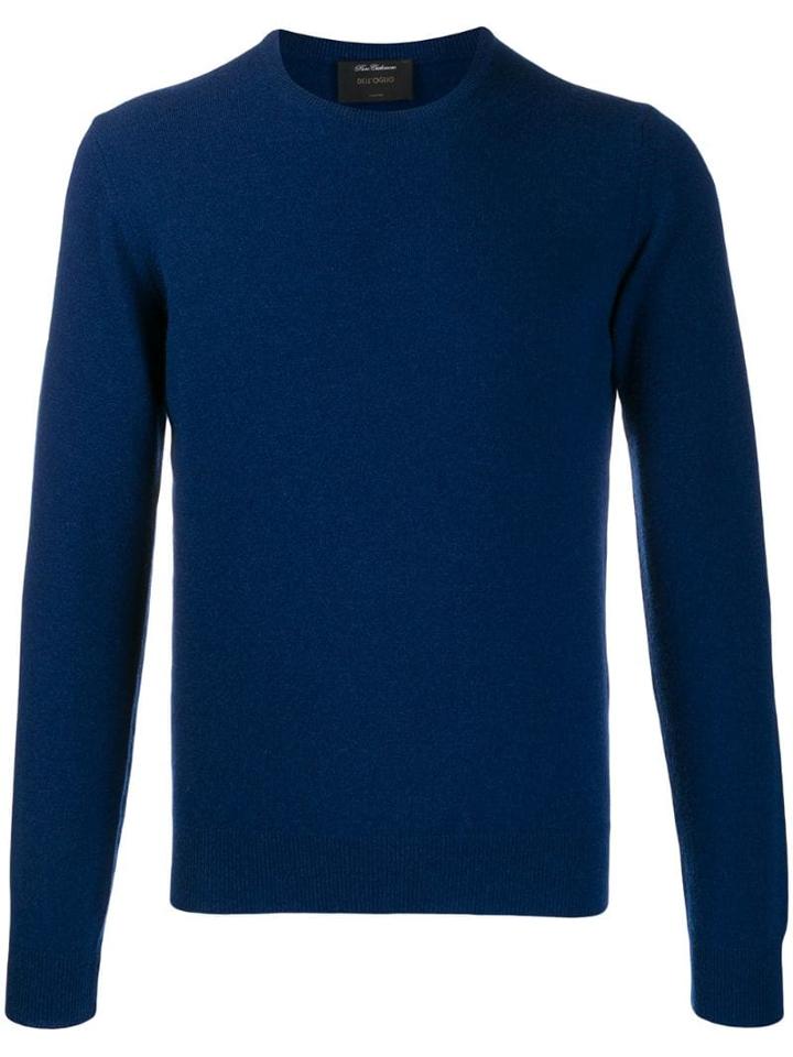 Dell'oglio Crew-neck Cashmere Sweater - Blue