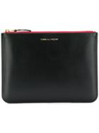 Comme Des Garçons Wallet Zipped Pochette - Black