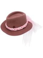 Maison Michel Andre Hat, Women's, Size: Xl, Pink/purple, Cotton