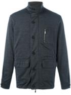 Canali Lightweight Jacket, Men's, Size: 58, Grey, Polyamide/merino