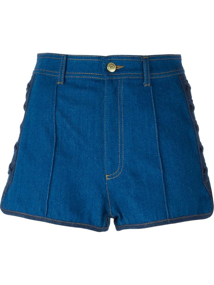Alexander Mcqueen Corset Effect Shorts