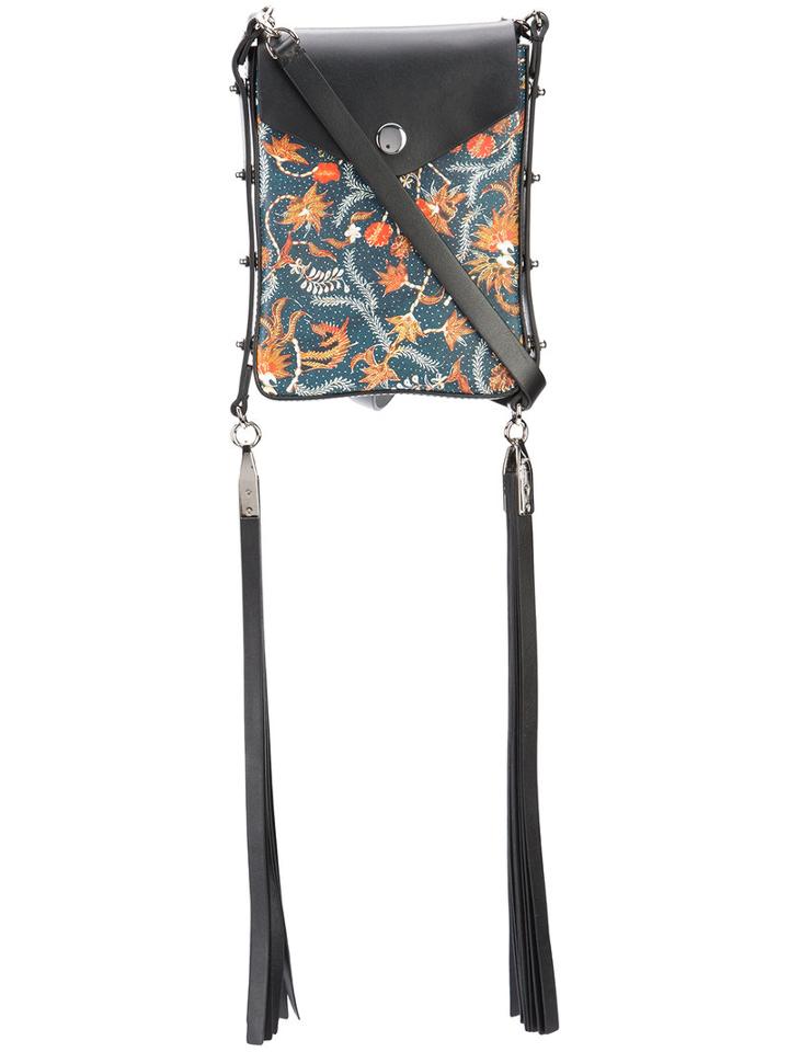 Isabel Marant Teinsy Crossbody Bag, Women's, Black, Calf Leather/lamb Skin