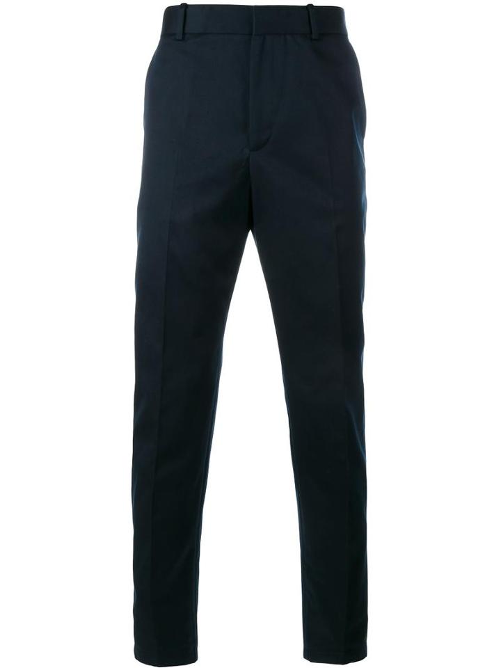 Gucci Tailored Trousers, Men's, Size: 50, Blue, Cotton