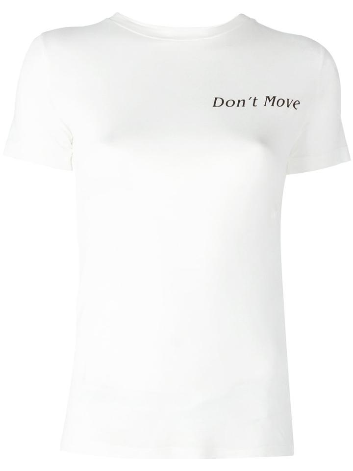 Off-white - Gun Print T-shirt - Women - Micromodal - M, White, Micromodal