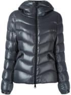 Moncler 'anthia' Padded Jacket, Women's, Size: 3, Grey, Feather Down/nylon