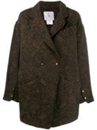 Fendi Pre-owned 1980's Tailored Coat - Brown