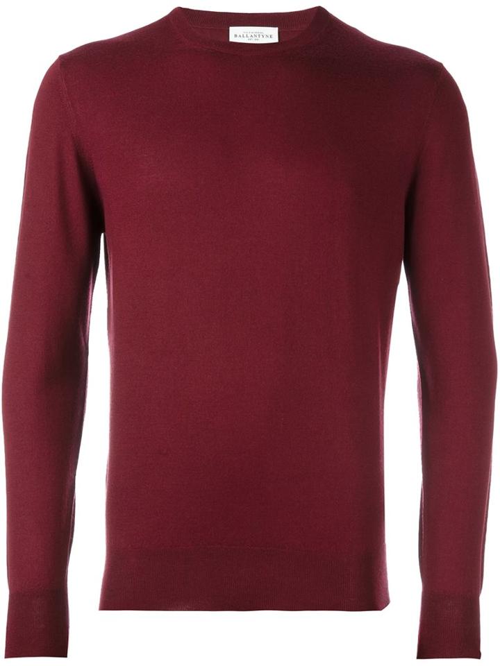 Ballantyne Classic Jumper, Men's, Size: 50, Red, Wool