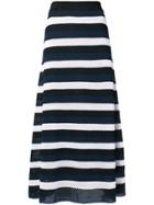 Sonia Rykiel Striped Knit Skirt - Blue
