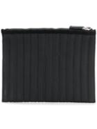 No Ka' Oi Striped Quilt Purse - Black