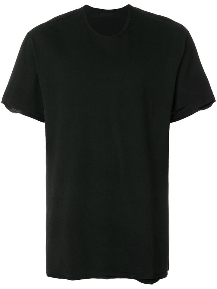 Nil0s Distressed Detail T-shirt - Black
