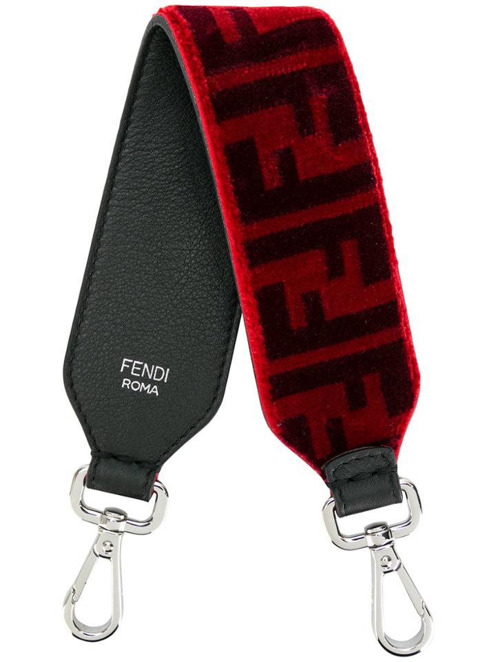 Fendi Mini Logo Strap You Shoulder Strap - Red