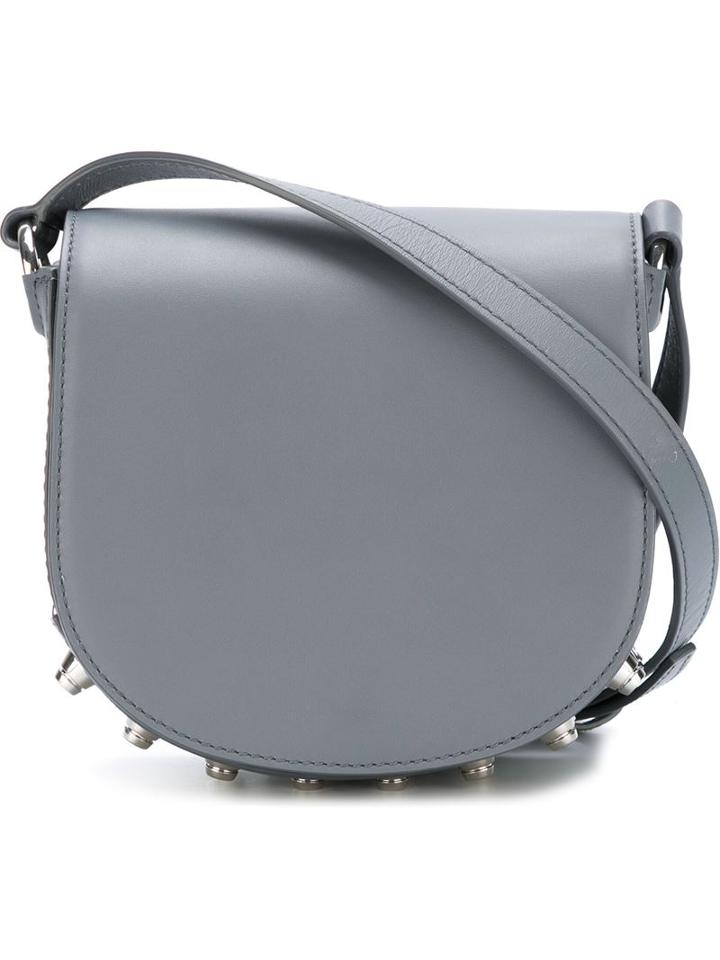 Alexander Wang Lia Sling Crossbody Bag, Women's, Grey, Leather/metal