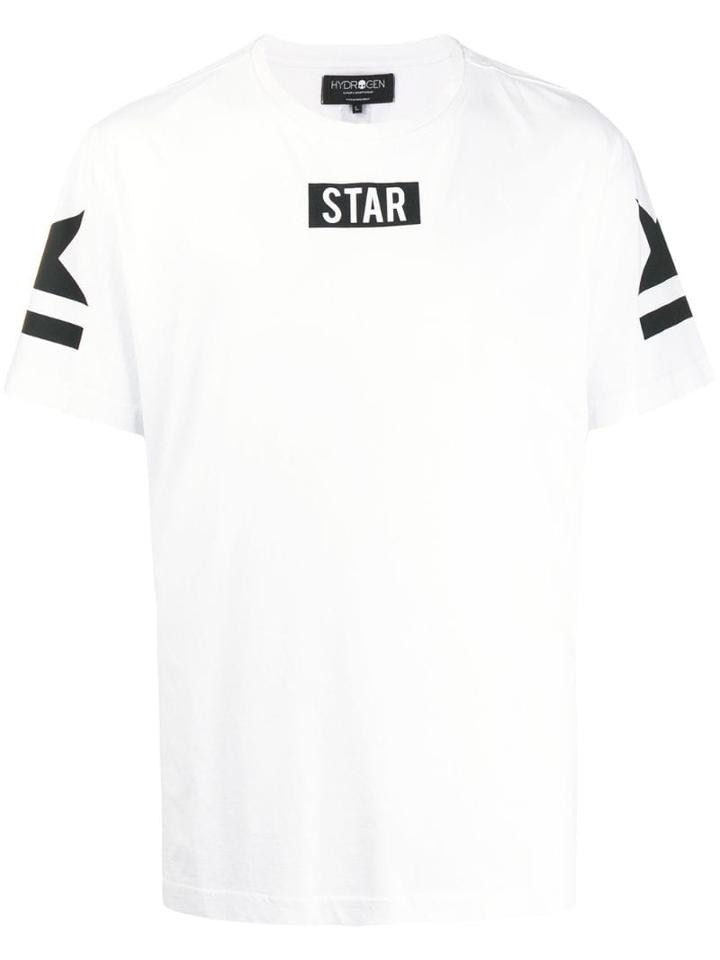 Hydrogen 'star' T-shirt - White