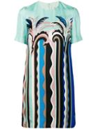 Emilio Pucci Guanabana Print Silk Mini Dress - Green