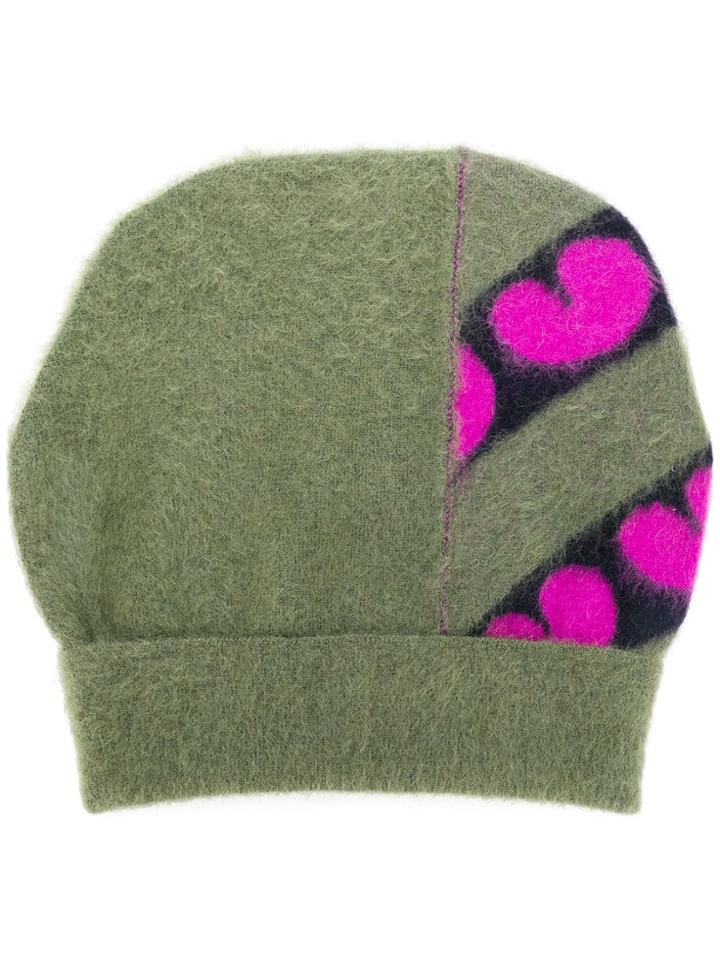 Marni Colour-block Beanie Hat - Orange