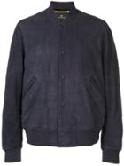Ps Paul Smith Snap-button Bomber Jacket - Blue