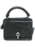 Carven Double Zip Cross-body Bag, Women's, Black, Calf Leather