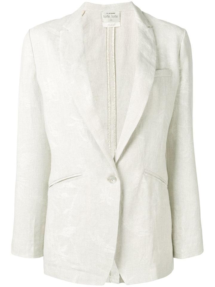 Forte Forte Classic Tailored Blazer - Neutrals