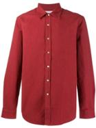 Portuguese Flannel Slim-fit Flannel Shirt - Red