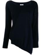 P.a.r.o.s.h. Curved Sweatshirt - Blue