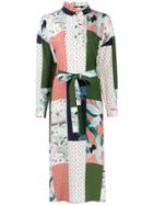Tory Burch Patchwork Shirt Dress - White
