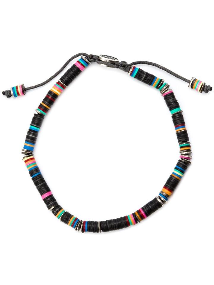 M. Cohen Beaded Bracelet, Men's, Metallic