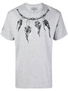 Neighborhood Printed Neckline T-shirt - Grey