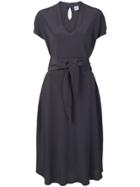 Aspesi Belted Midi Dress - Grey