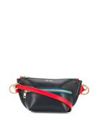 Sacai Leather Belt Bag - Blue