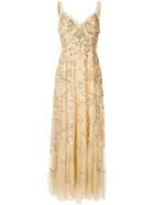 Needle & Thread Valentina Sequinned Tulle Gown - Yellow