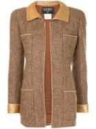 Chanel Vintage Tweed Fitted Jacket - Brown