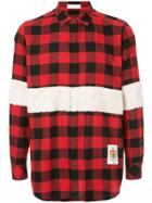Education From Youngmachines Furry Checked Shirt - Red