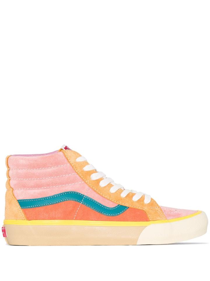 Vans Multicoloured Og Cut & Paste High Top Sneakers - Pink