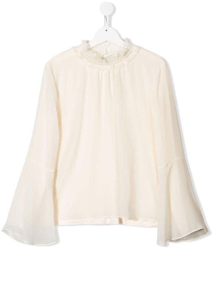 Twin-set Teen Draped Blouse - Neutrals