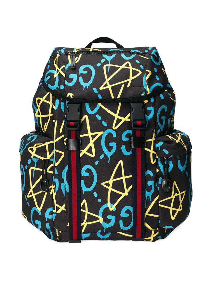Gucci Guccighost Canvas Techpack - Black