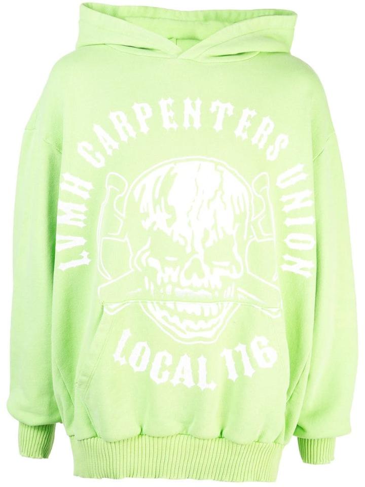 Warren Lotas Overlap Graphic Hoodie - Green