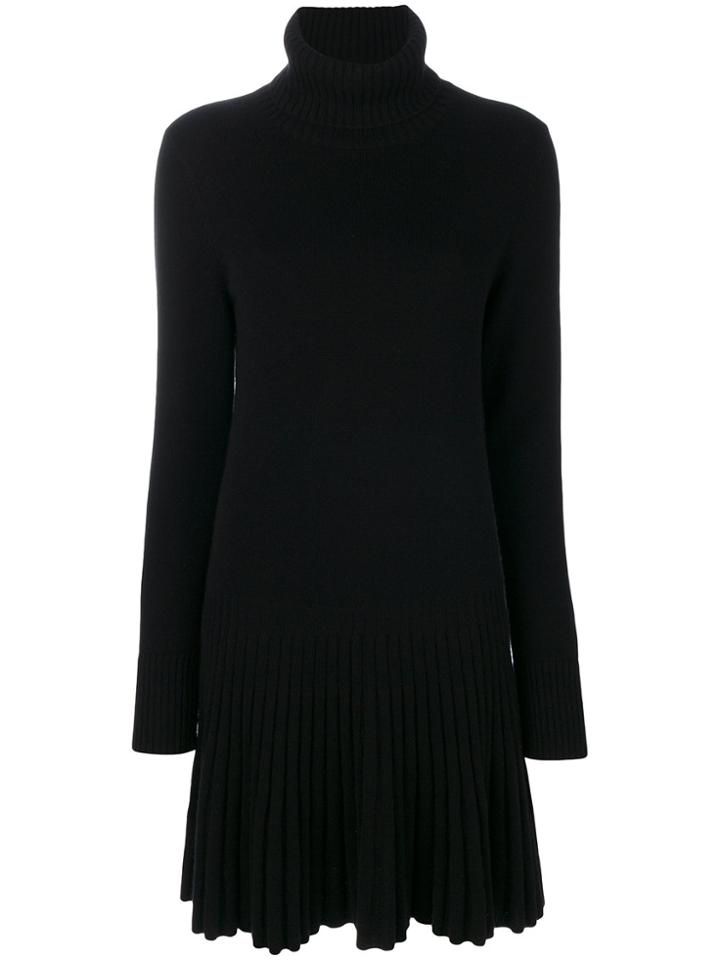 Chloé Cashmere Ribbed Dress - Black