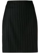 Moschino Striped Tailored Skirt - Black