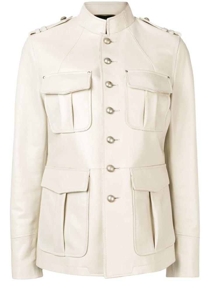 Saint Laurent Military Styled-jacket - Neutrals