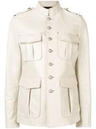 Saint Laurent Military Styled-jacket - Neutrals