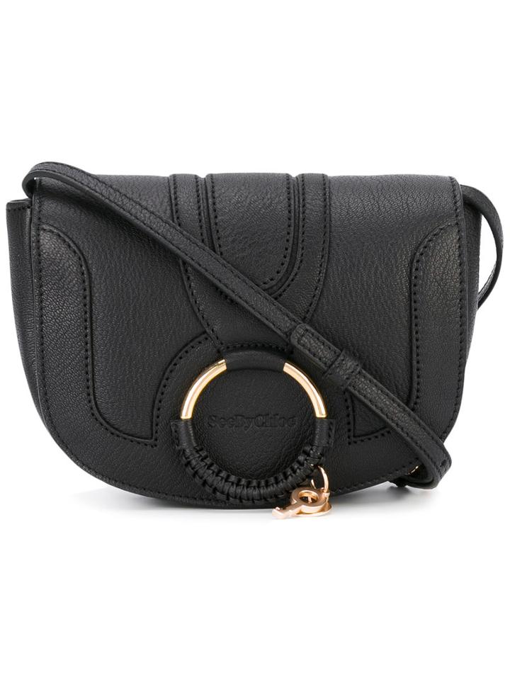 See By Chloé - 'hana' Bag - Women - Cotton/goat Skin - One Size, Black, Cotton/goat Skin