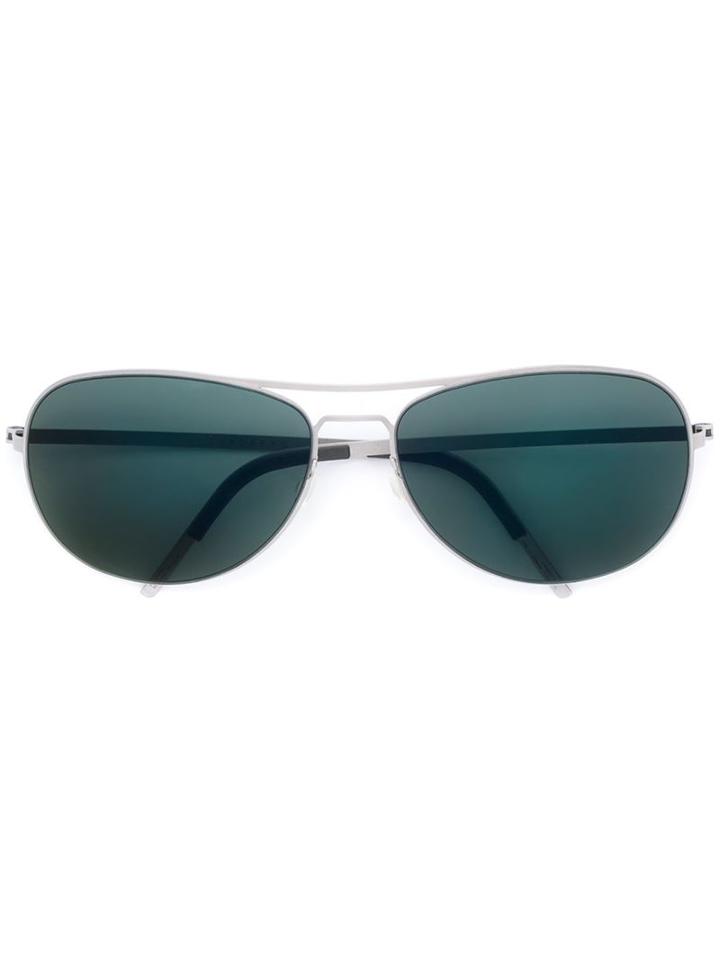 Lindberg Oval Frame Sunglasses