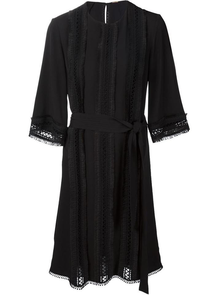 Adam Lippes Macrame Belted Dress