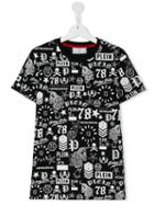 Philipp Plein Kids Emerald T-shirt, Boy's, Size: 14 Yrs, Black