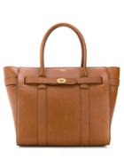 Mulberry Zipped Bayswater Tote - Brown