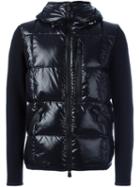 Moncler Grenoble Quilted Zip Up Jacket, Men's, Size: Medium, Black, Feather Down/polyamide/virgin Wool