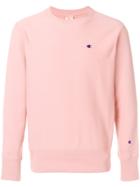 Champion Logo Patch Sweatshirt - Pink & Purple