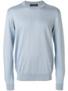 Dolce & Gabbana Classic Fitted Sweater - Blue